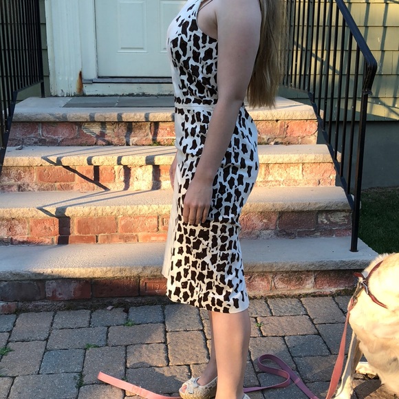 Etcetera printed cream colored dress πHost Pickπππ - Picture 5 of 8